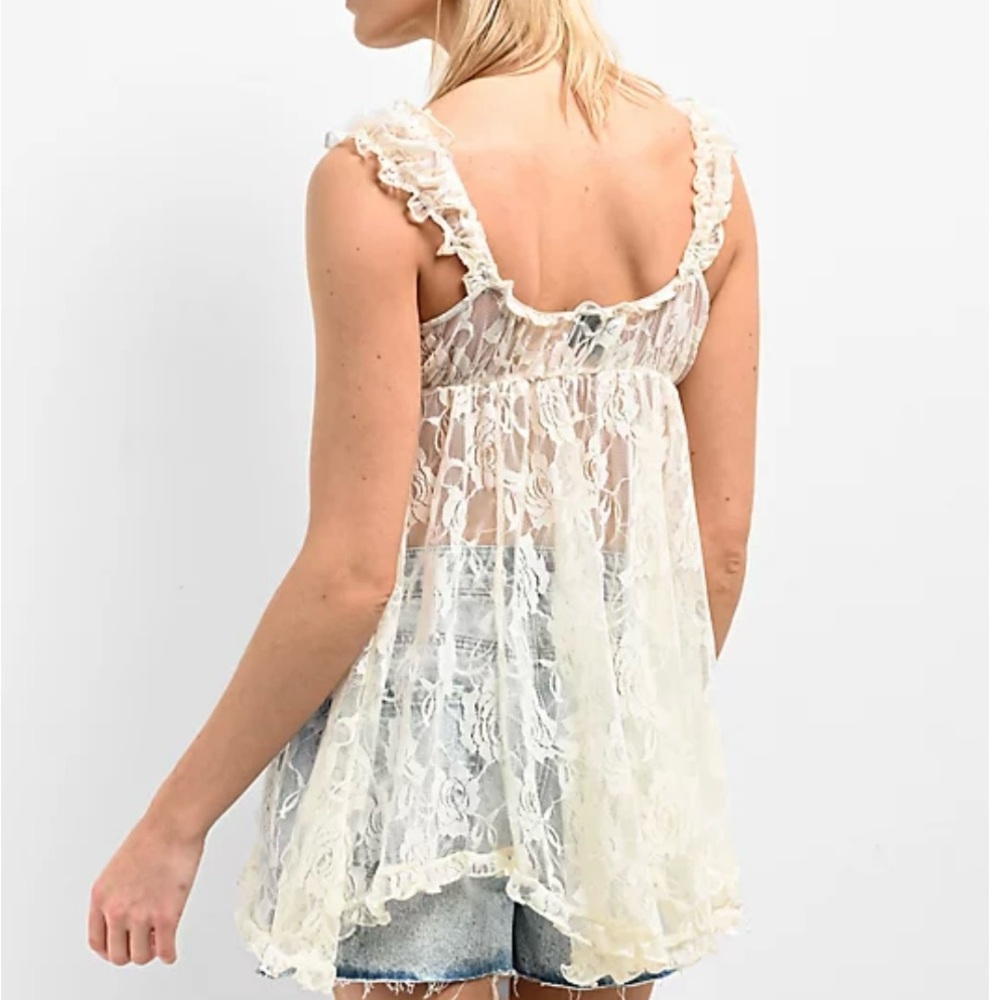 Ivory Lace dress from zumiez brand new - Picture 2 of 2